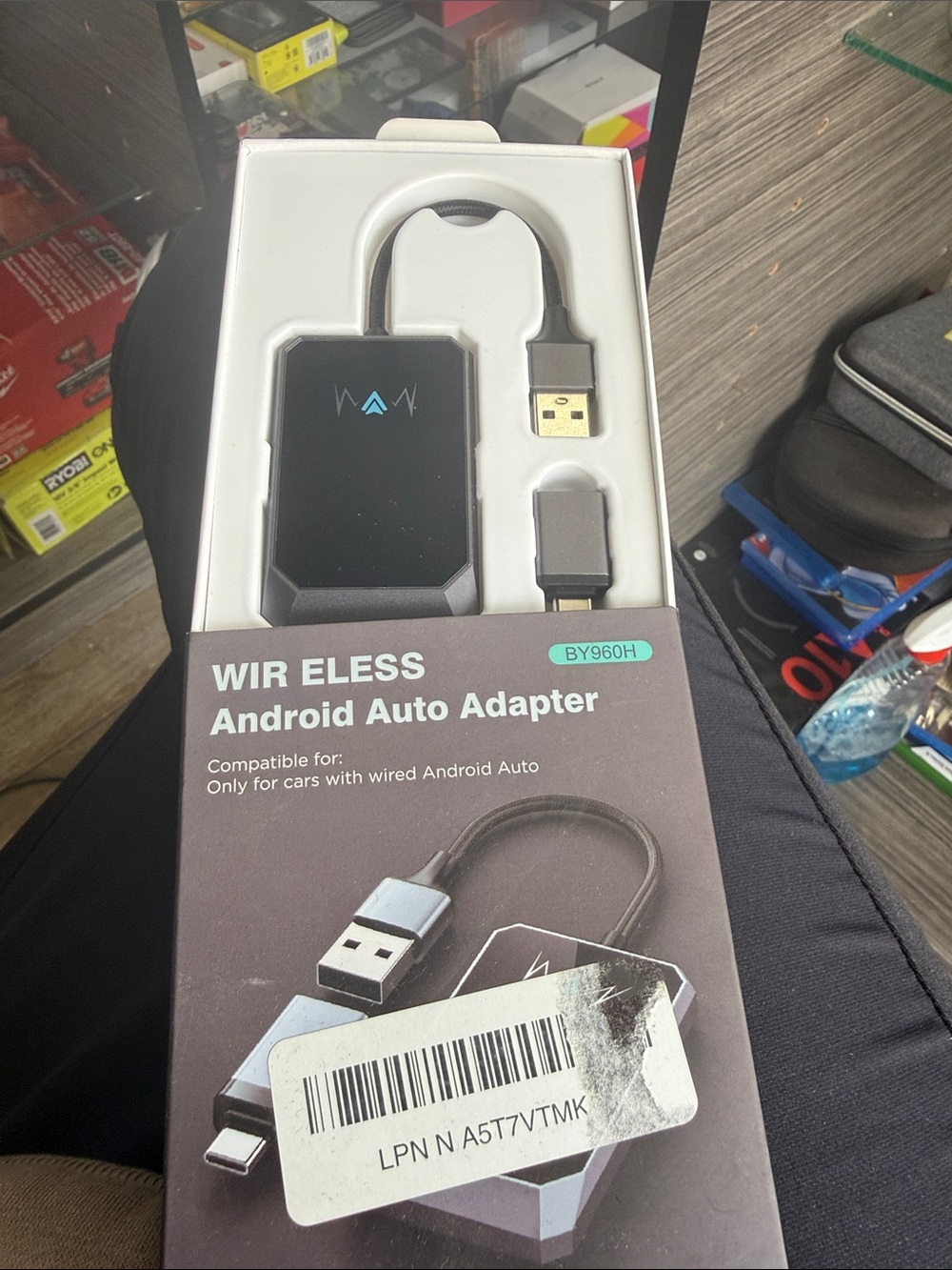 Wireless Android Auto Adapter - Black (BY960H)